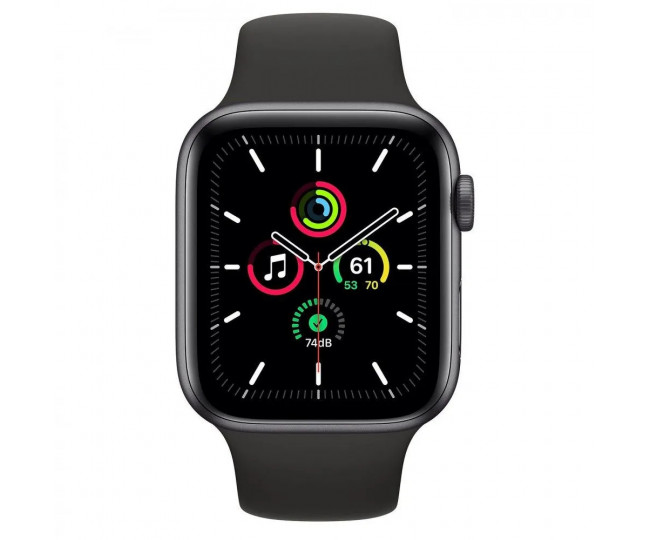 Apple Watch SE GPS + Cellular 44mm Space Gray Aluminum Case with Black Sport B. (MYER2) б/у